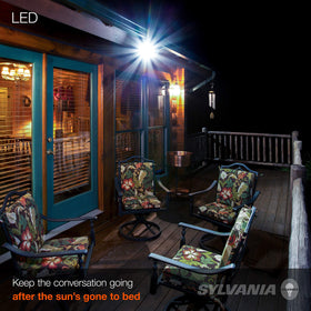 LEDVANCE Sylvania Night Chaser PAR38 driveway lighting for safe, well-lit pathways