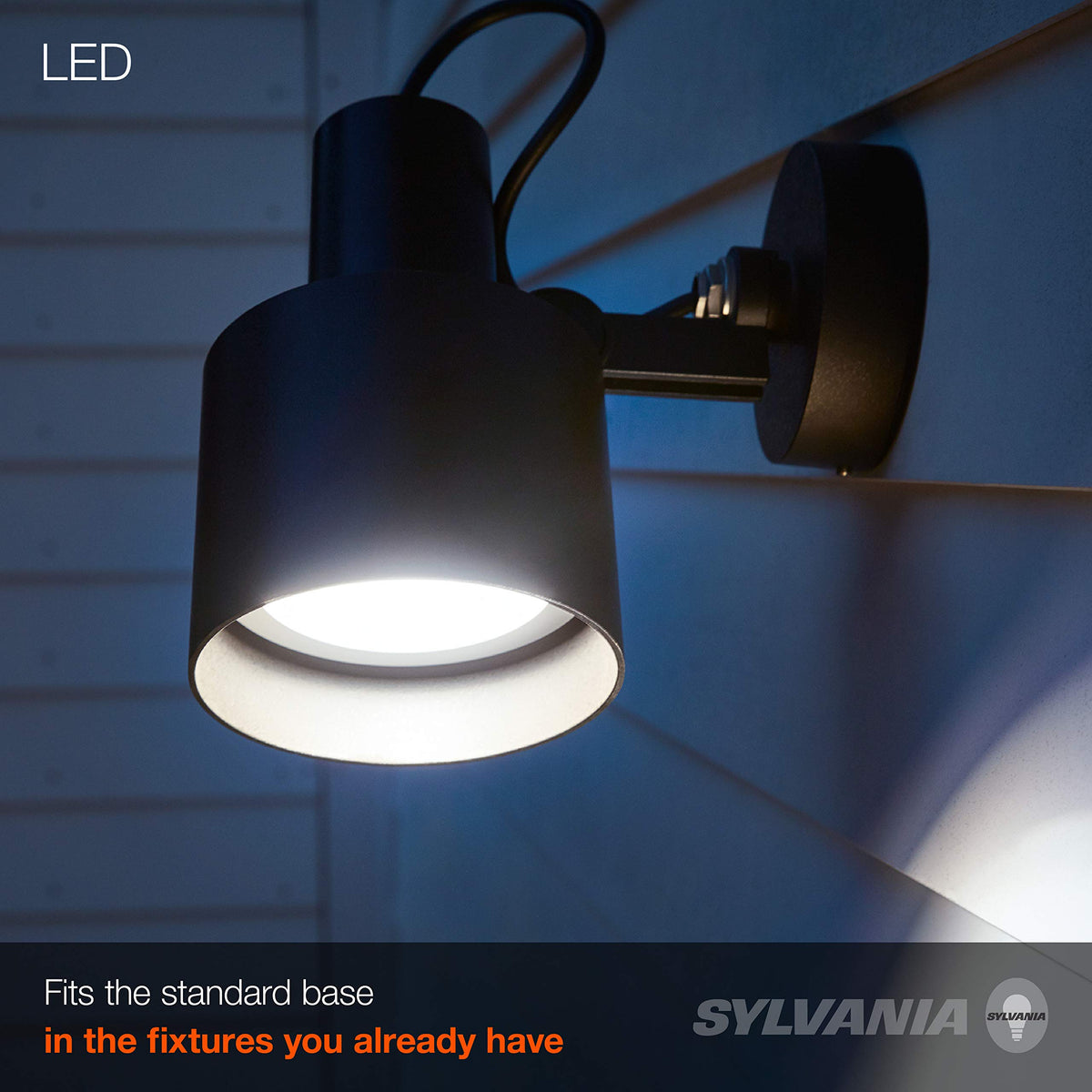LEDVANCE Sylvania Night Chaser PAR38 energy-efficient 23W replacement option