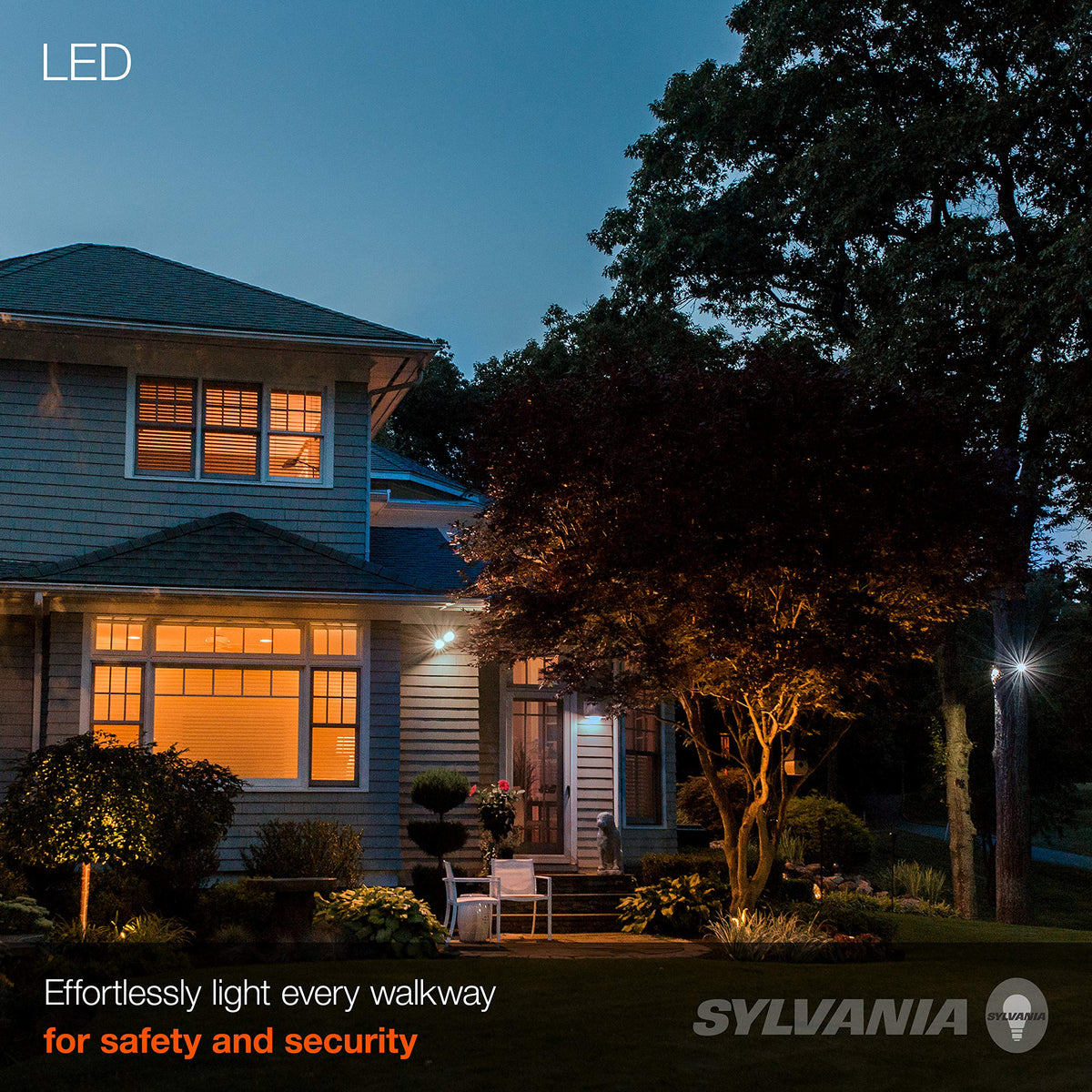 LEDVANCE Sylvania Night Chaser PAR38 indoor high-ceiling lighting solution