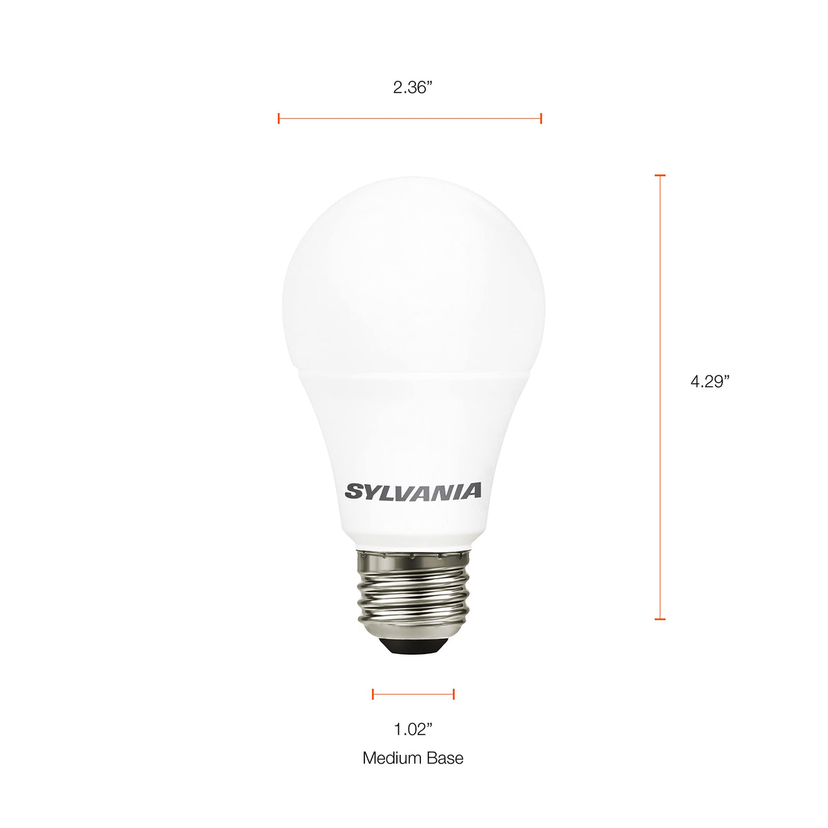 LEDVANCE Sylvania daylight bulb in open fixtures suitable for home use