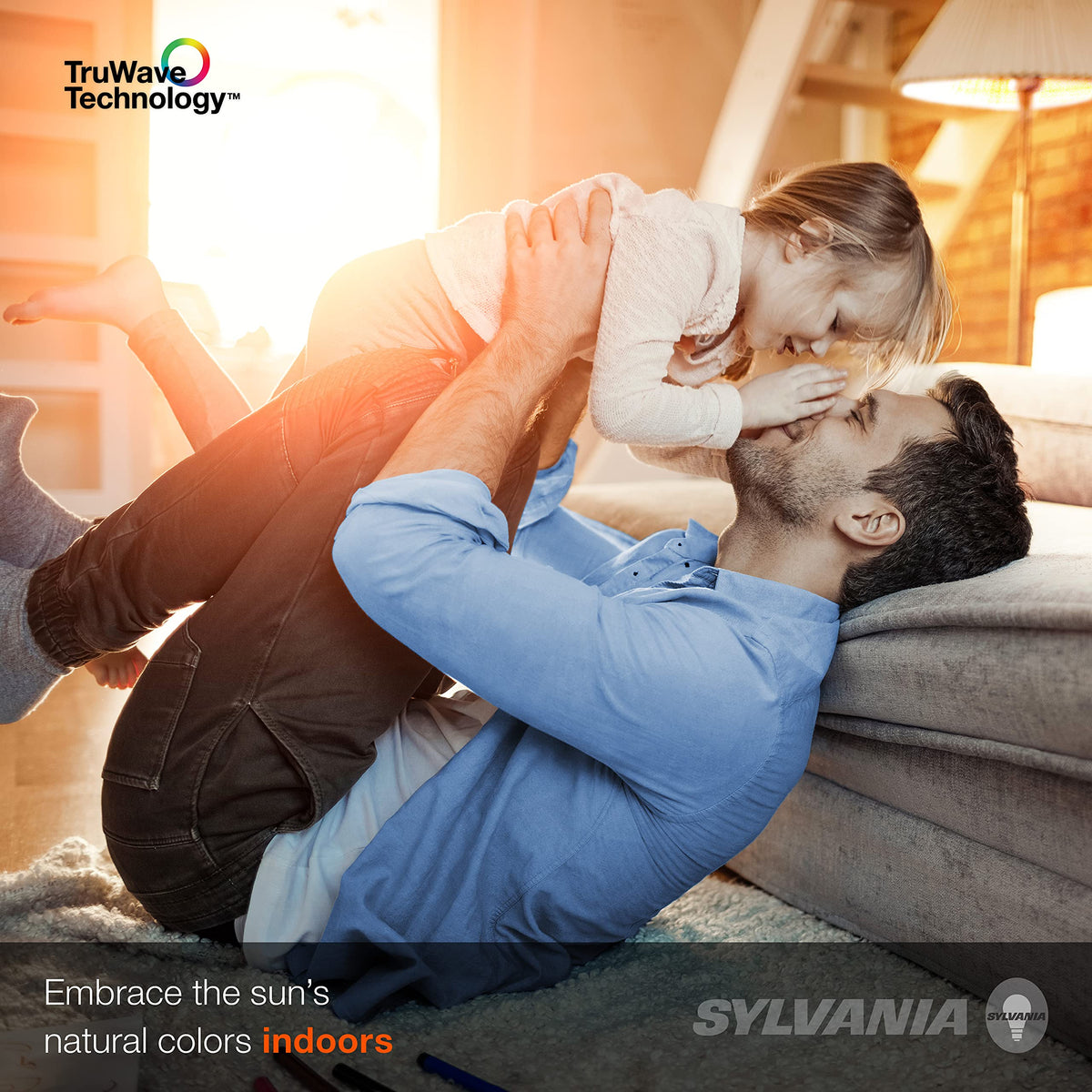 LEDVANCE Sylvania TruWave dimmable bulb providing versatile mood lighting and energy efficiency