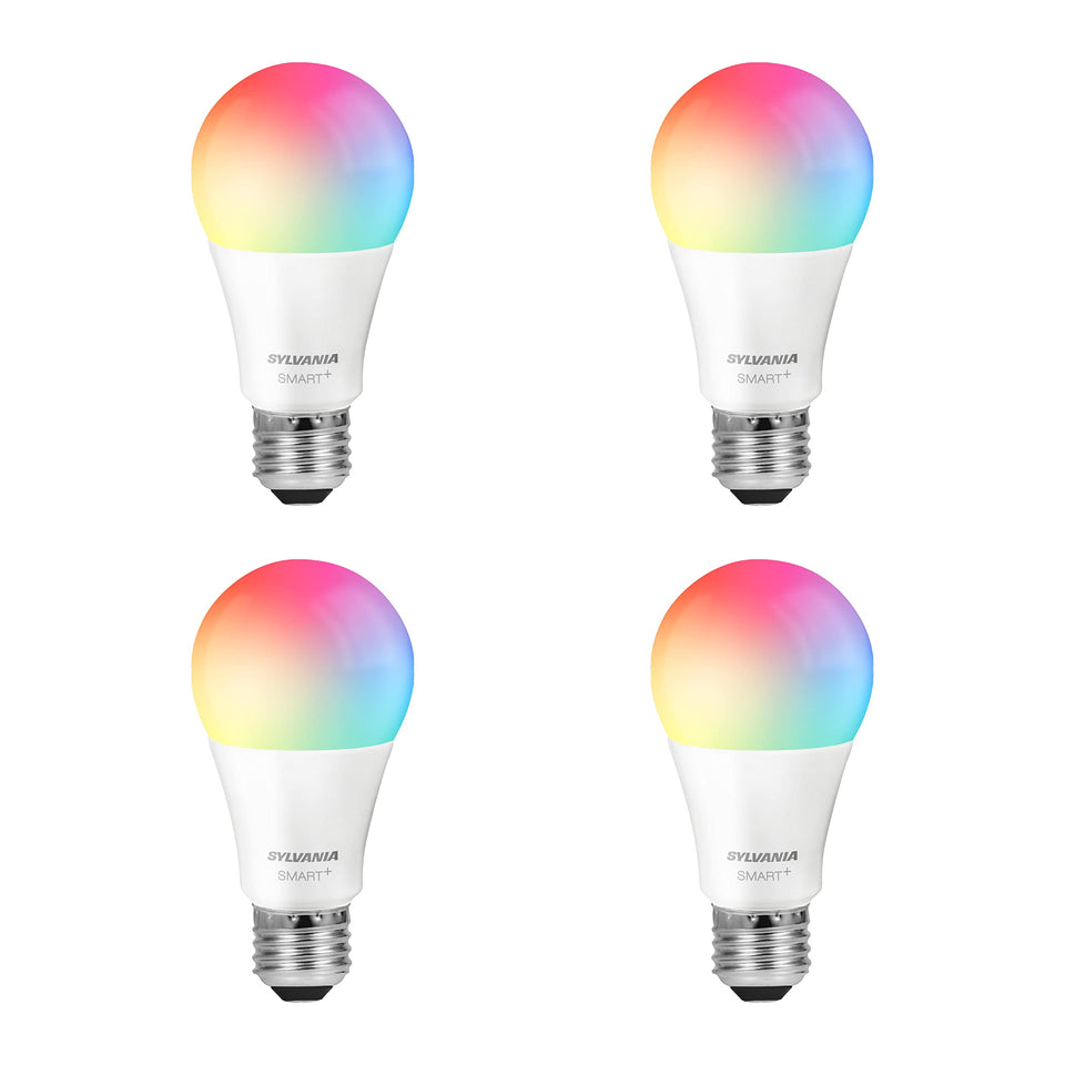 SYLVANIA WiFi bulb color mode illustrating vibrant mood lighting