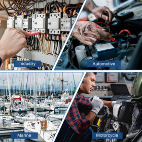 Leeauszya secure wire splice inspection with clear tubing visibility
