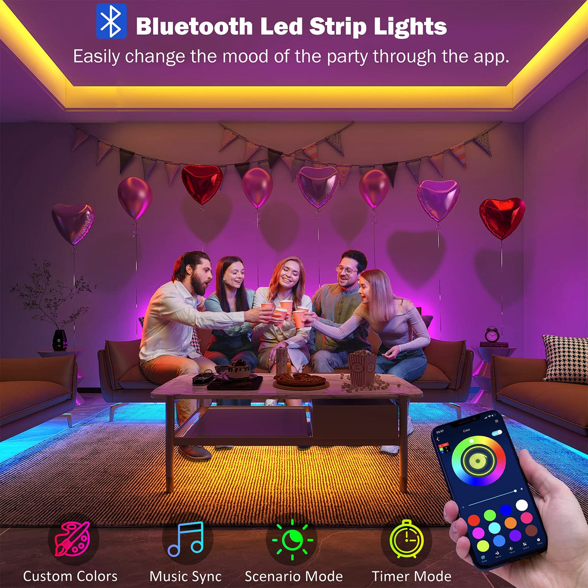 Leeleberd 65ft roll for targeted accent lighting and easy customization