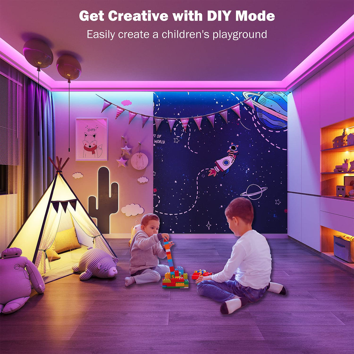 Leeleberd alarm clock feature enabling automated wake and sleep lighting