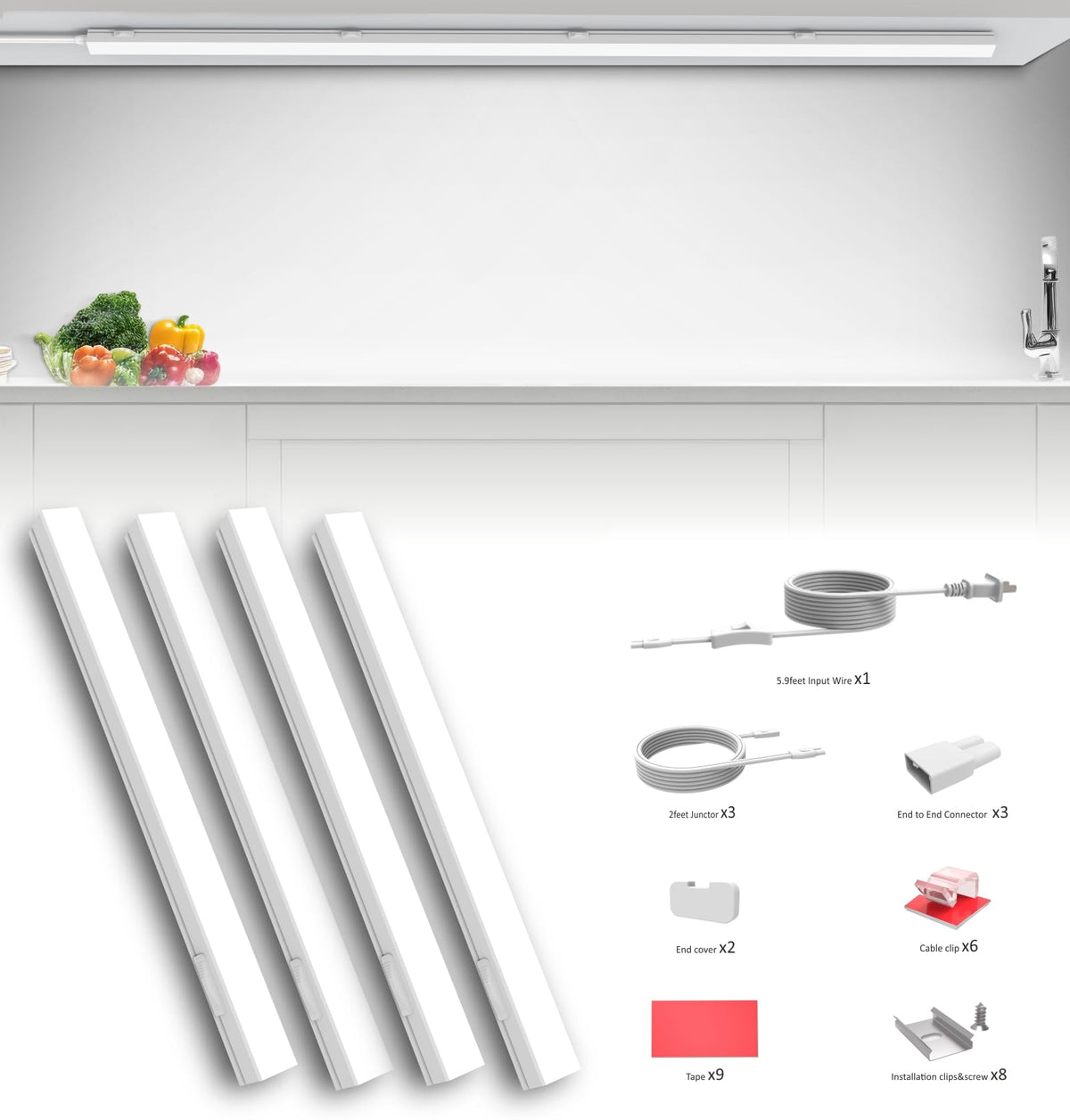 Leetdud shelf lighting ideal for display cases