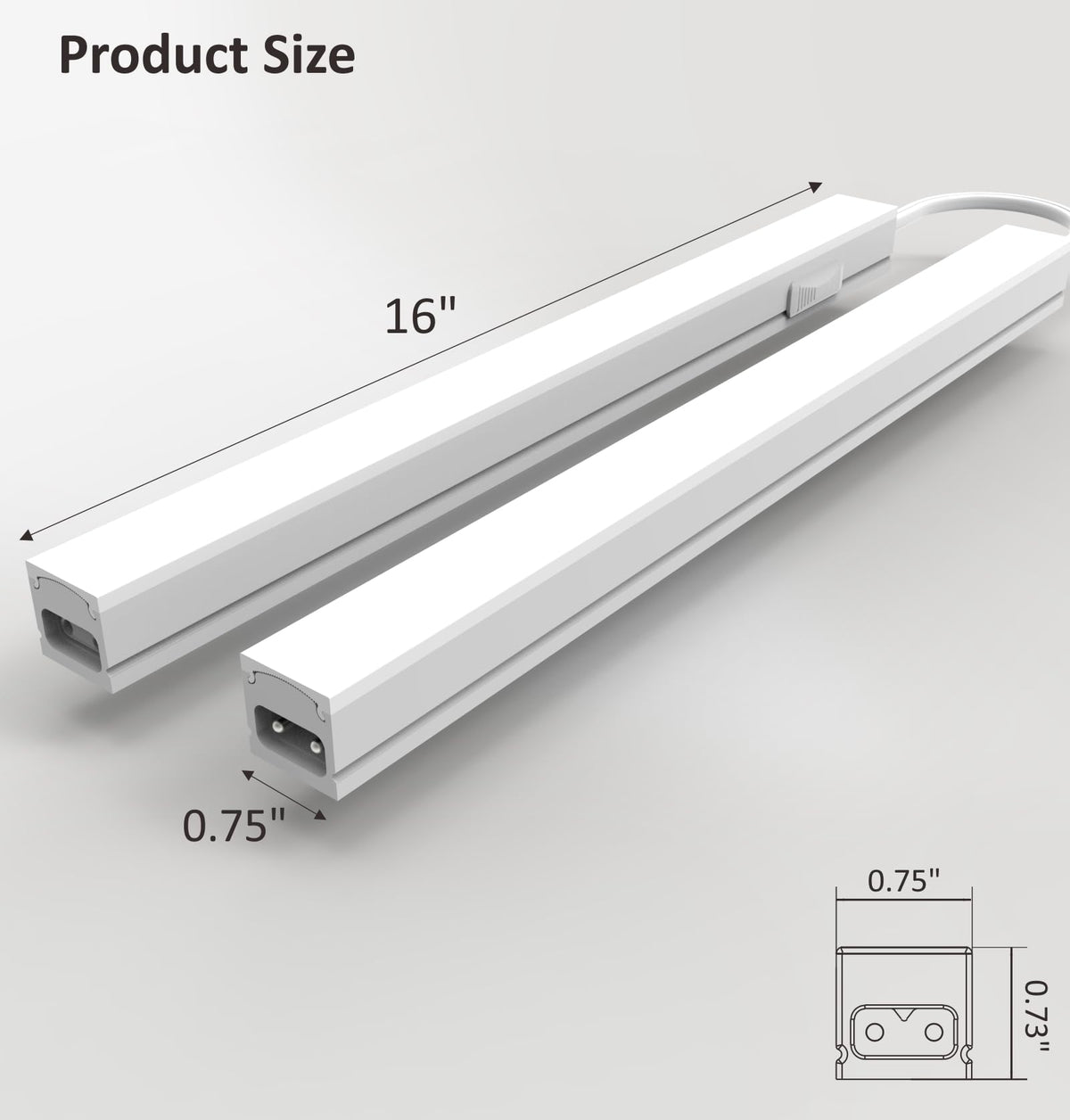 Leetdud sink-area lighting improves visibility for chores and cleanup.
