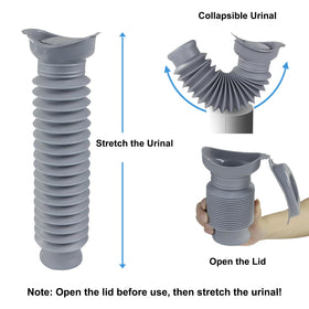 Leetye Mei pee bottle extended to reveal full 750 ml capacity.