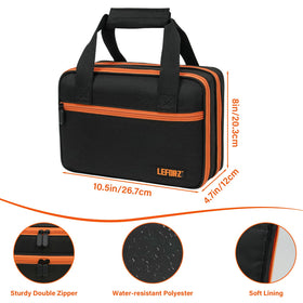 LEFOR·Z large-capacity pockets keep sockets, wires and batteries organized.