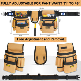 LEFOR·Z detachable pockets for flexible tool management.
