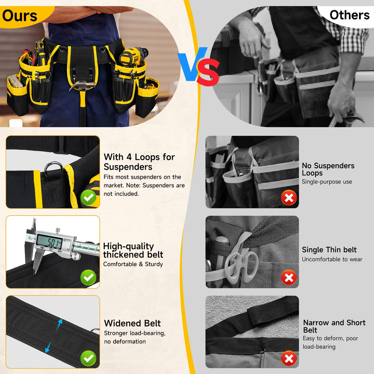 LEFOR·Z detachable tool pockets for flexible setup