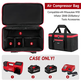 LEFOR·Z Milwaukee M18 case interior compartments keep battery and charger organized