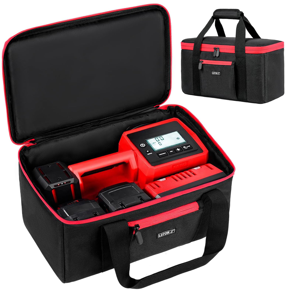 LEFOR·Z air compressor bag exterior view showing protective case design