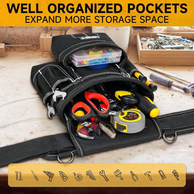 LEFORZ quick-release buckles and ergonomic layout reduce fatigue during work.