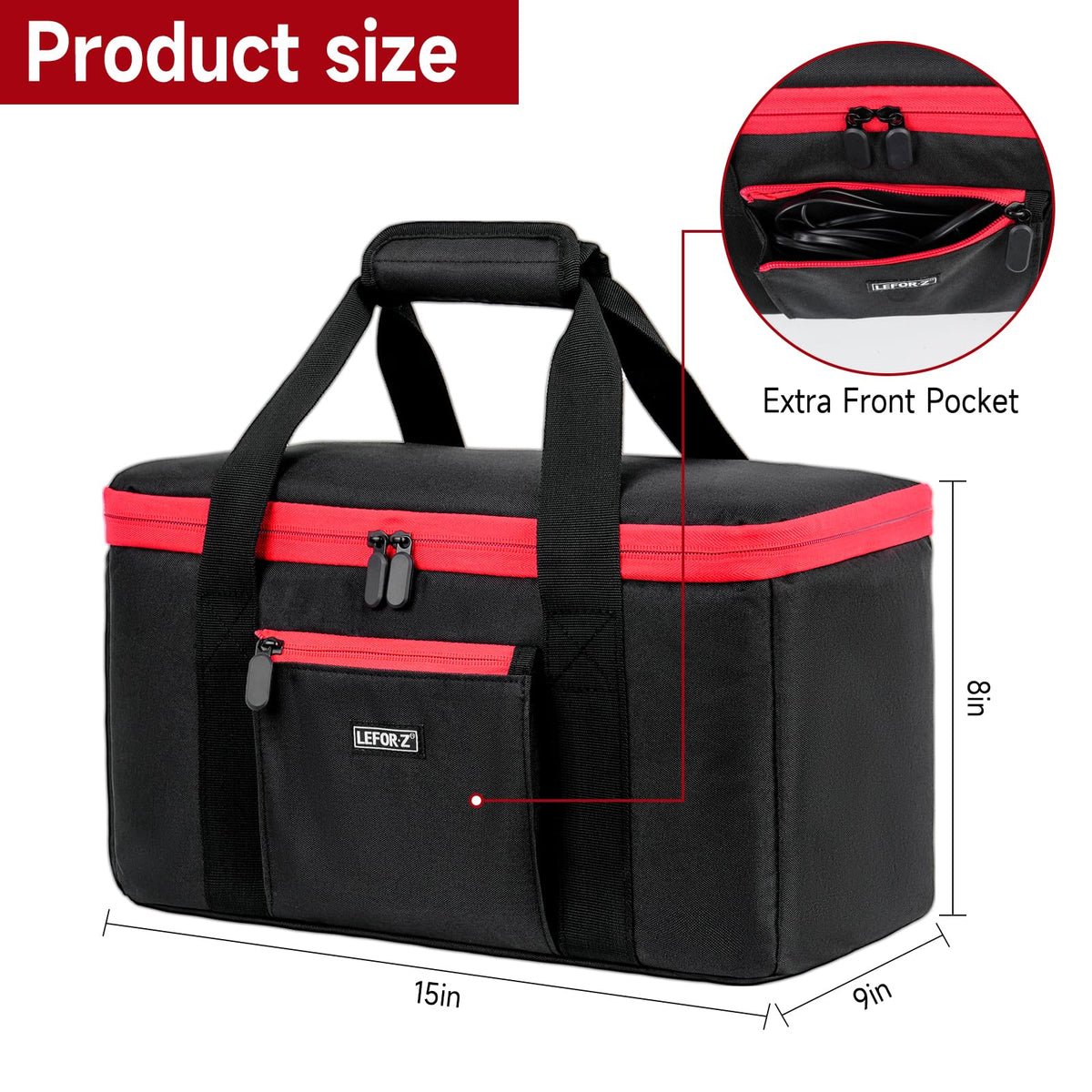 LEFOR·Z tear-resistant polyester material shields inflator from dust