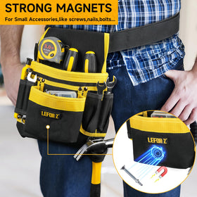 LEFOR·Z magnetic pocket securely holds small parts for quick retrieval