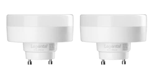 Legental 10W LED puck light front view showing ambient glow for living spaces
