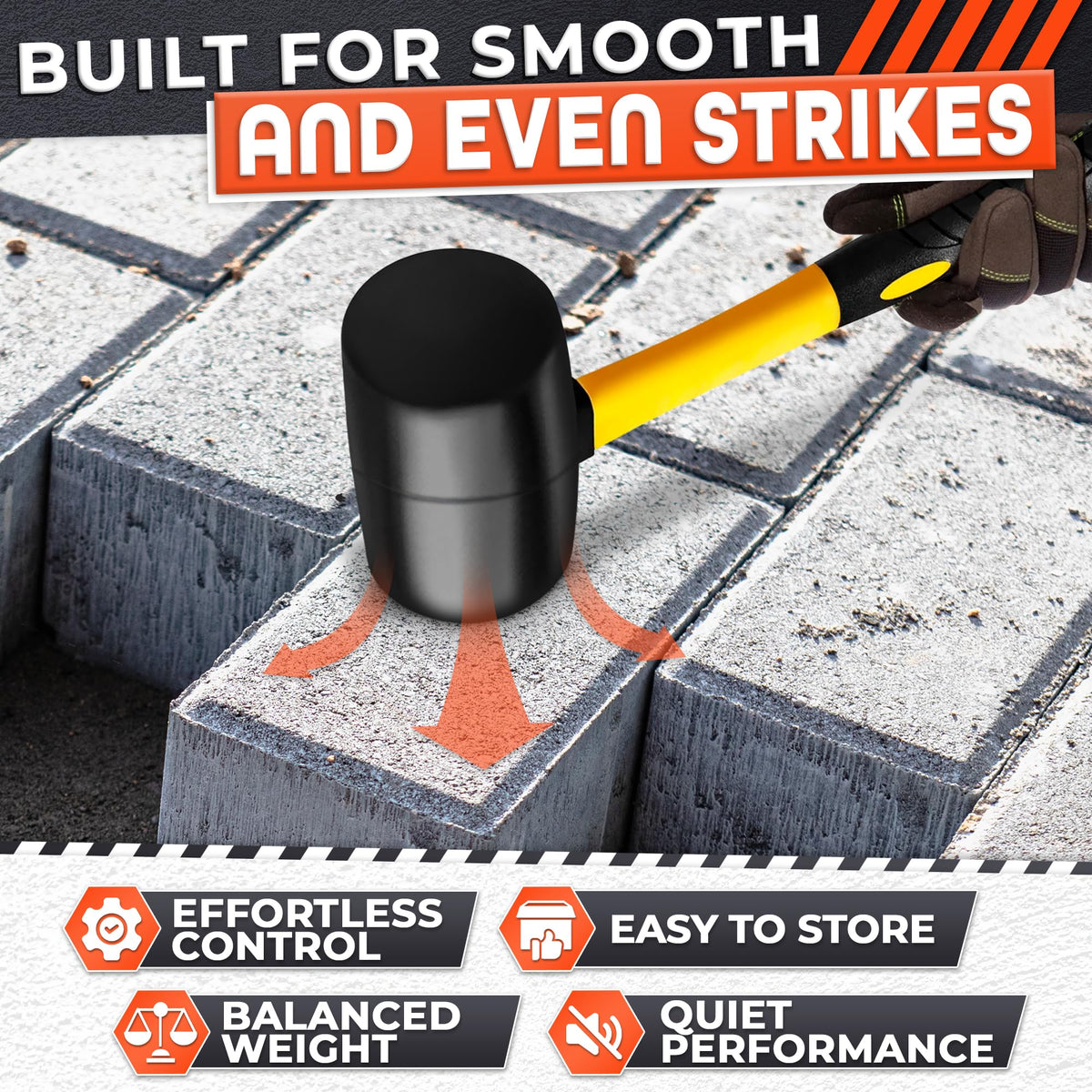 LEGLO compact 13-inch mallet fits tight spaces in workshops