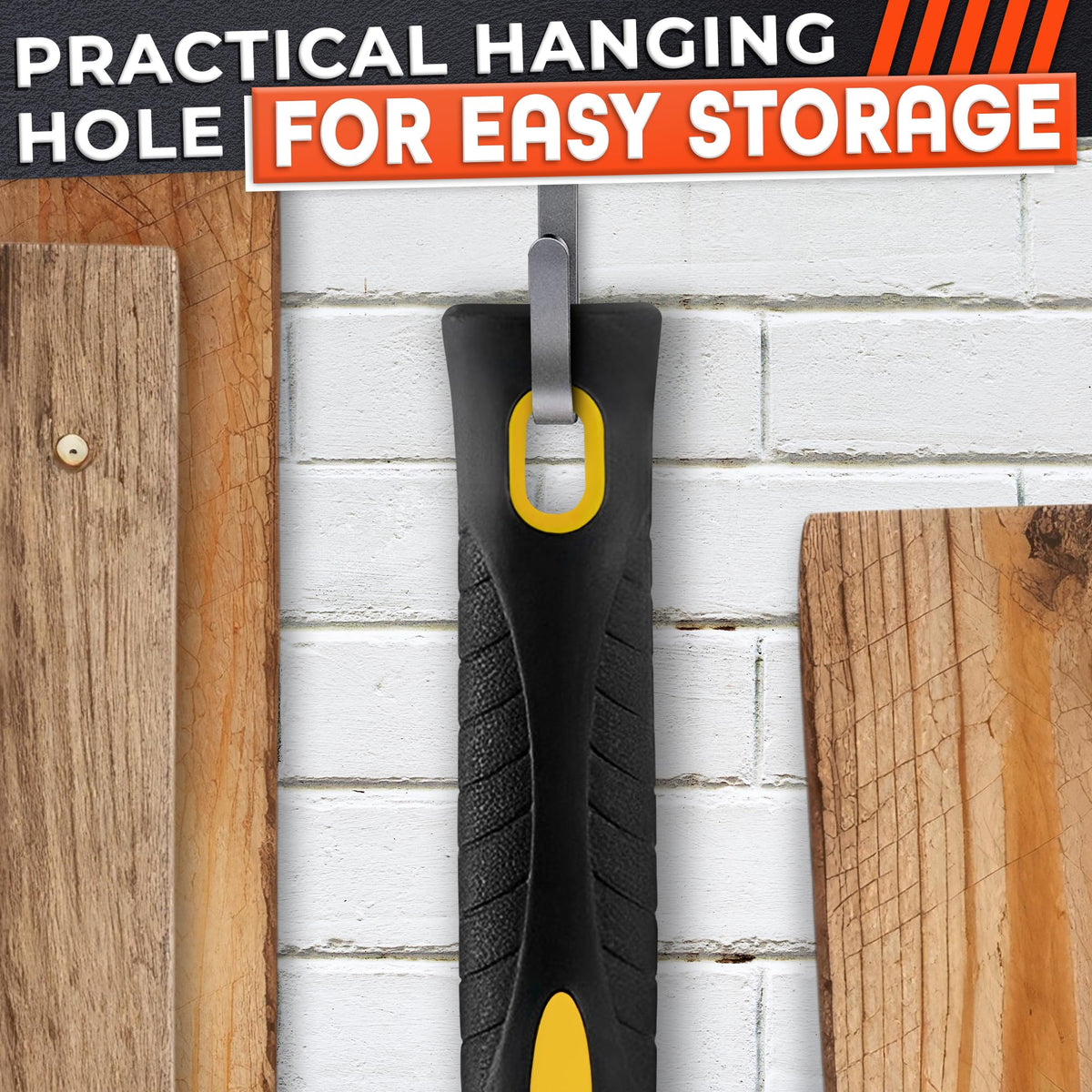 LEGLO camping-ready mallet for stakes and gear setups