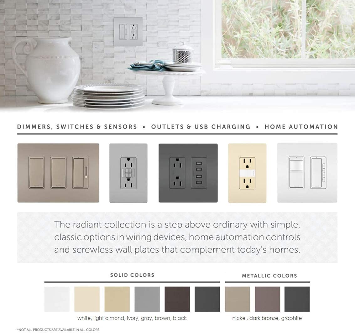 Legrand Radiant 10-pack white plates ideal for whole-home upgrades