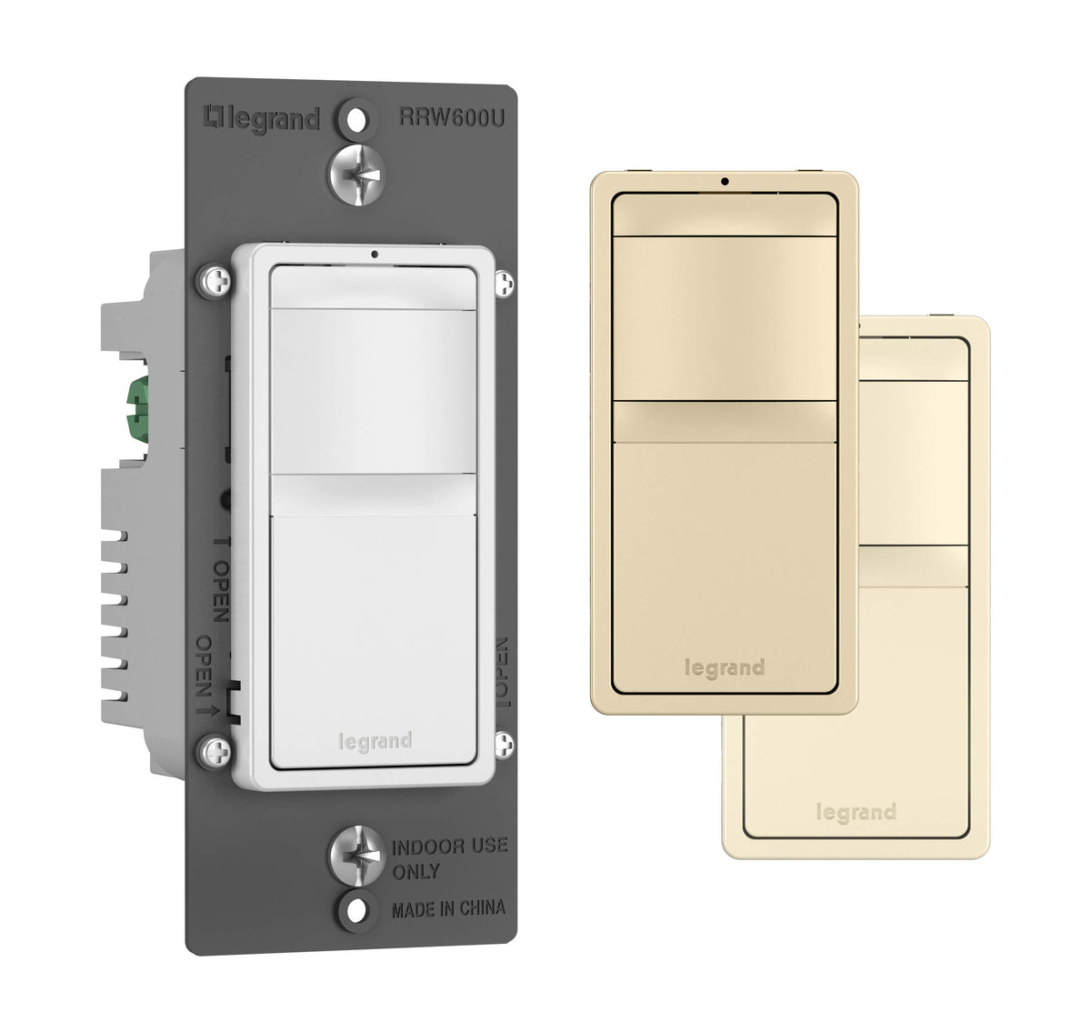 Legrand Radiant 600W occupancy sensor switch for automatic lighting in busy rooms.