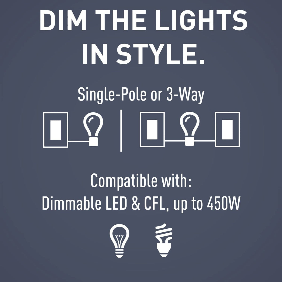 Legrand Radiant single-pole operation demonstrates convenient control from one location