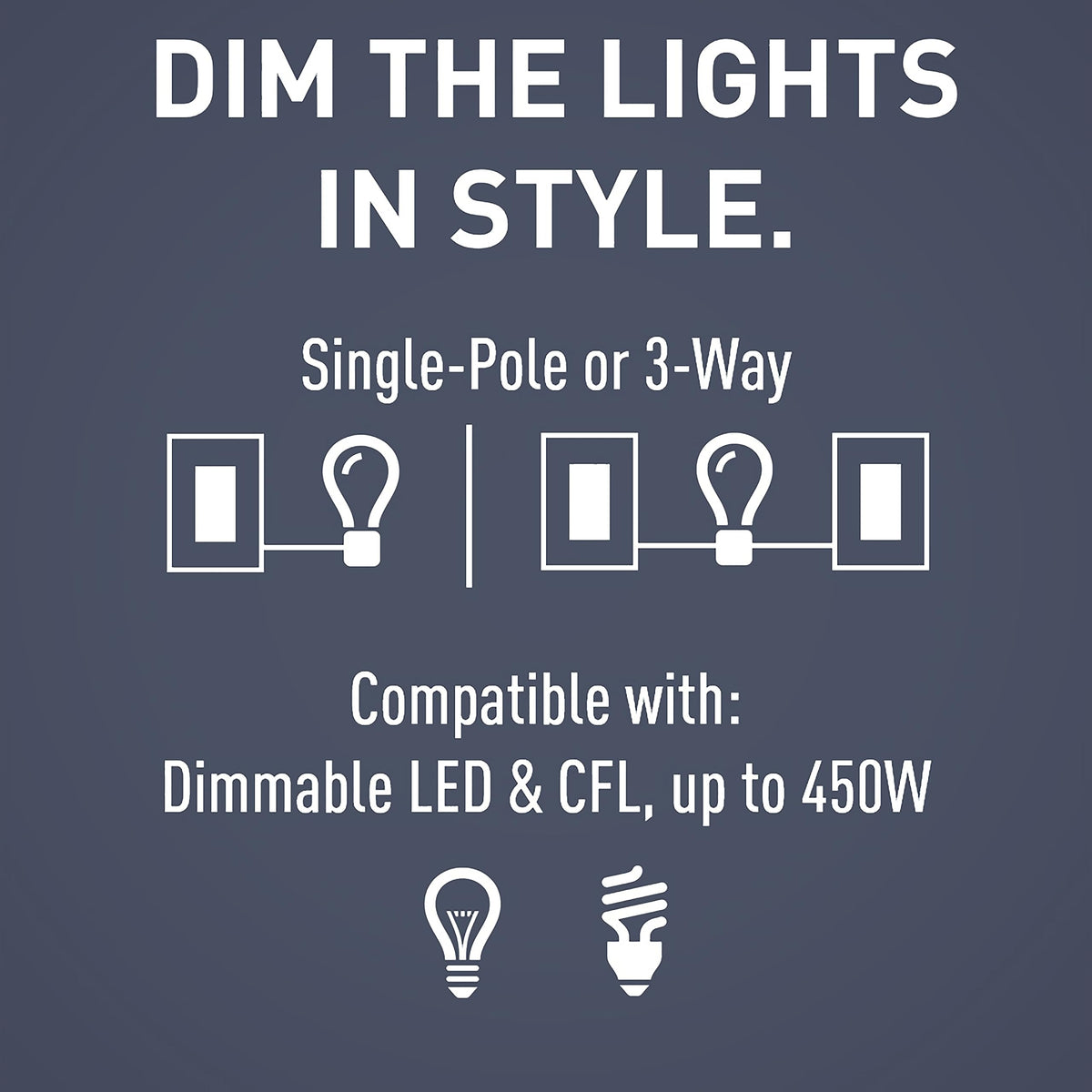 Legrand Radiant memory feature restores last brightness after outages for quick resume.