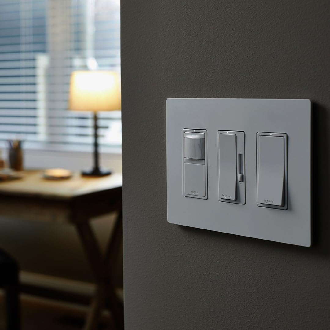 Legrand Radiant ideal for bathrooms, laundry rooms, mudrooms, and garages.