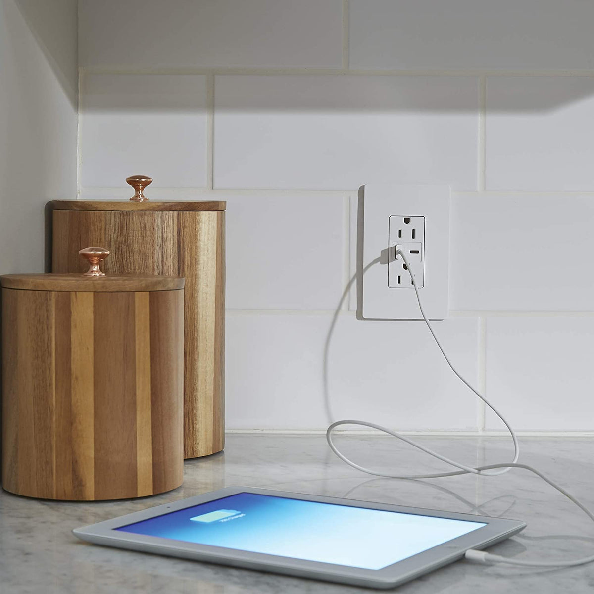 Legrand Radiant polycarbonate wall plate resists scratches and impacts