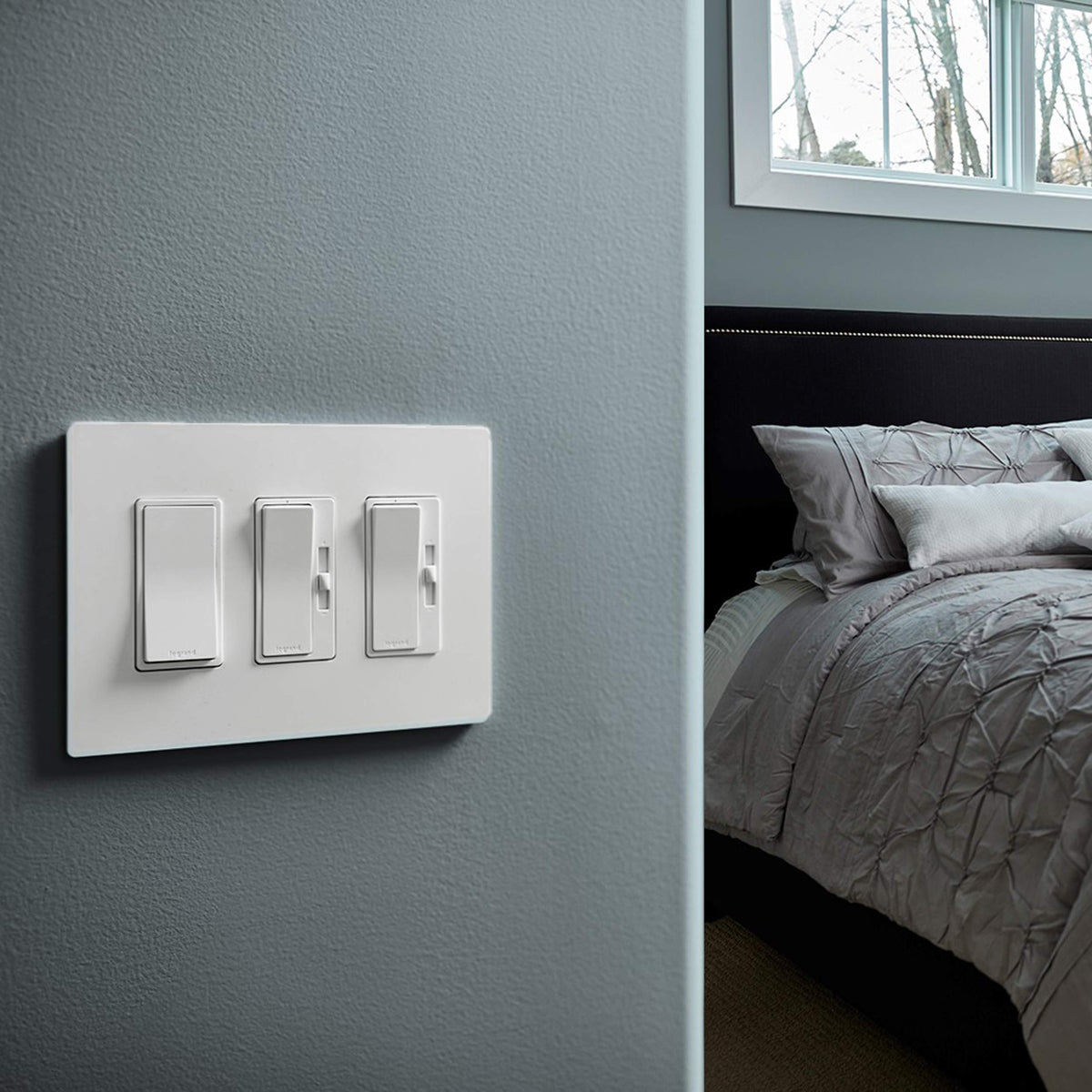 Legrand Radiant white 3-pack simplifies multi-room upgrades with CFL/LED compatibility.