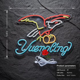 LeHonSan Eagle neon sign makes a great gift for parties and rooms.