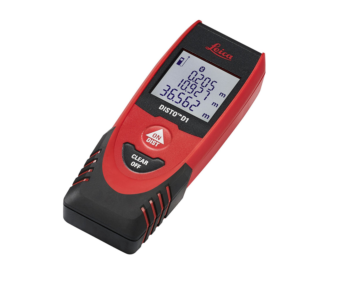 Leica DISTO D1 Bluetooth 4.0 enables quick app connectivity.