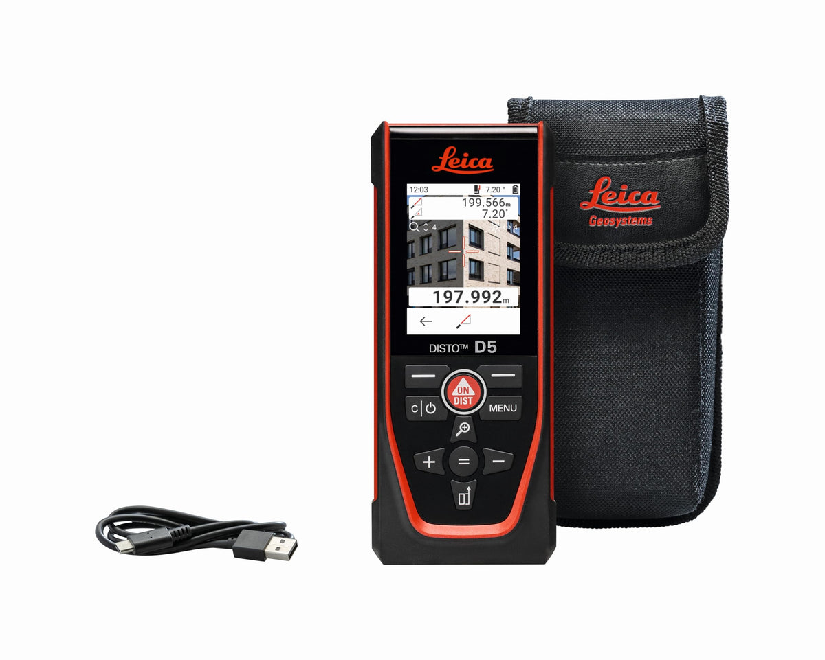 Leica Disto D5 with built-in Pointfinder camera for precise framing and targeting