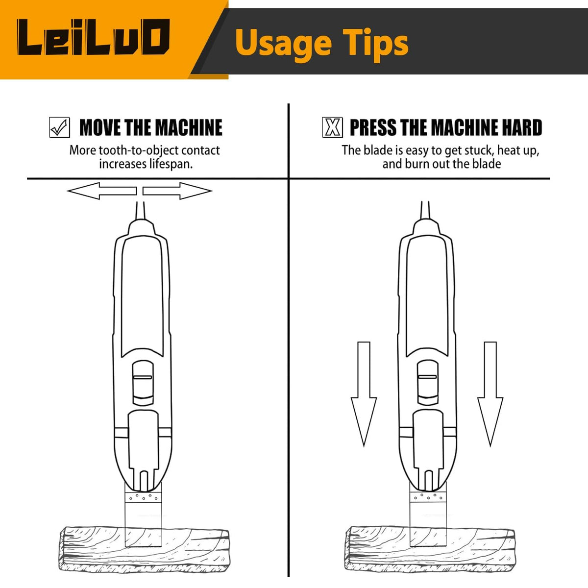 LEILUO Dremel adapter included for expanded compatibility