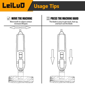 LEILUO Dremel adapter included for expanded compatibility