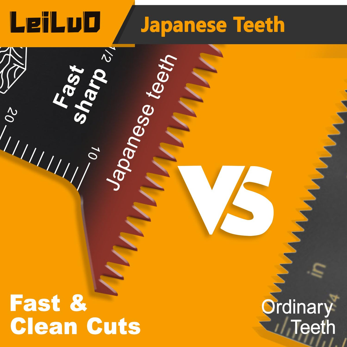 LEILUO blades demonstrating universal compatibility with many tools.