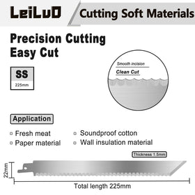 LEILUO storage case with top hook keeps blades organized.
