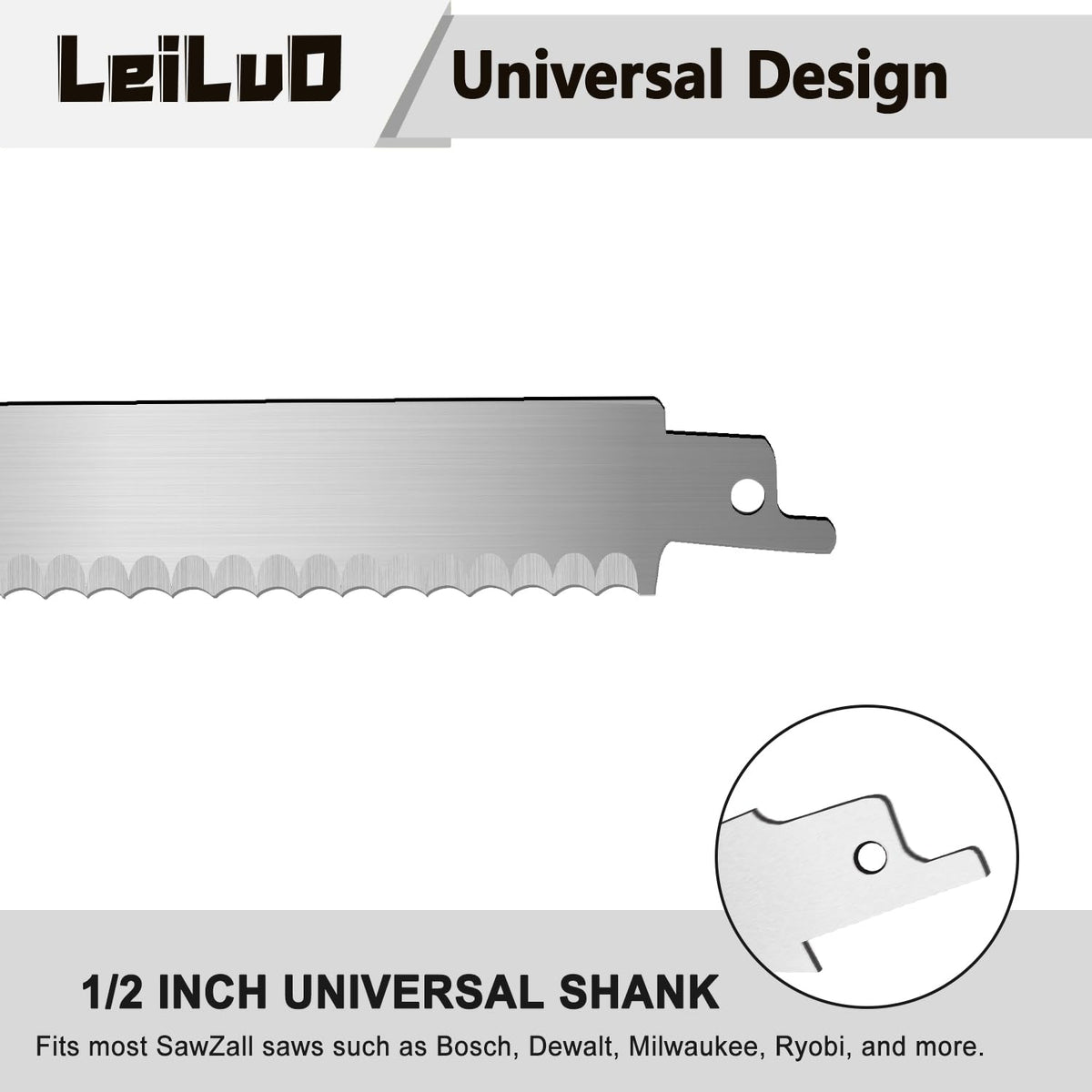 LEILUO wave-edge design enhances cutting efficiency on soft materials.