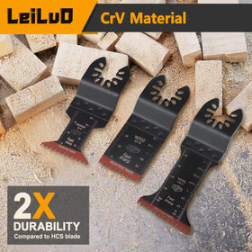 LEILUO wood-cutting blades handle deep cuts and precise trimming with minimal effort.