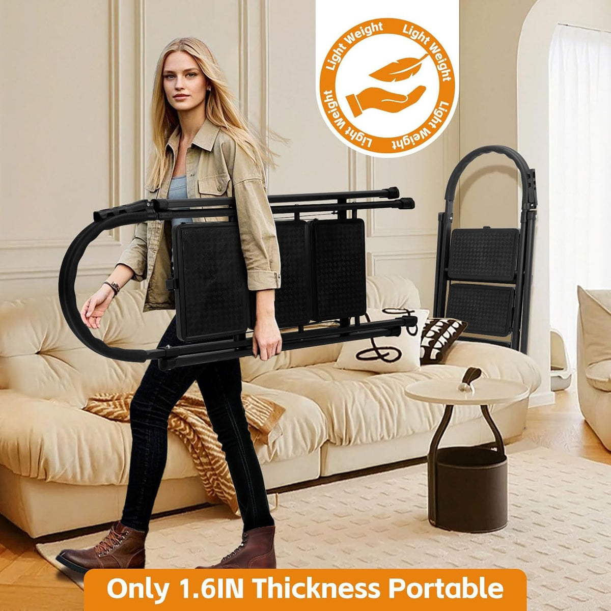 LEIMO KPARTS wide feet protect floors and prevent slips.