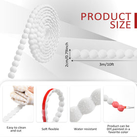 Leinuosen peel-and-stick molding enables quick, clean mirror frame updates