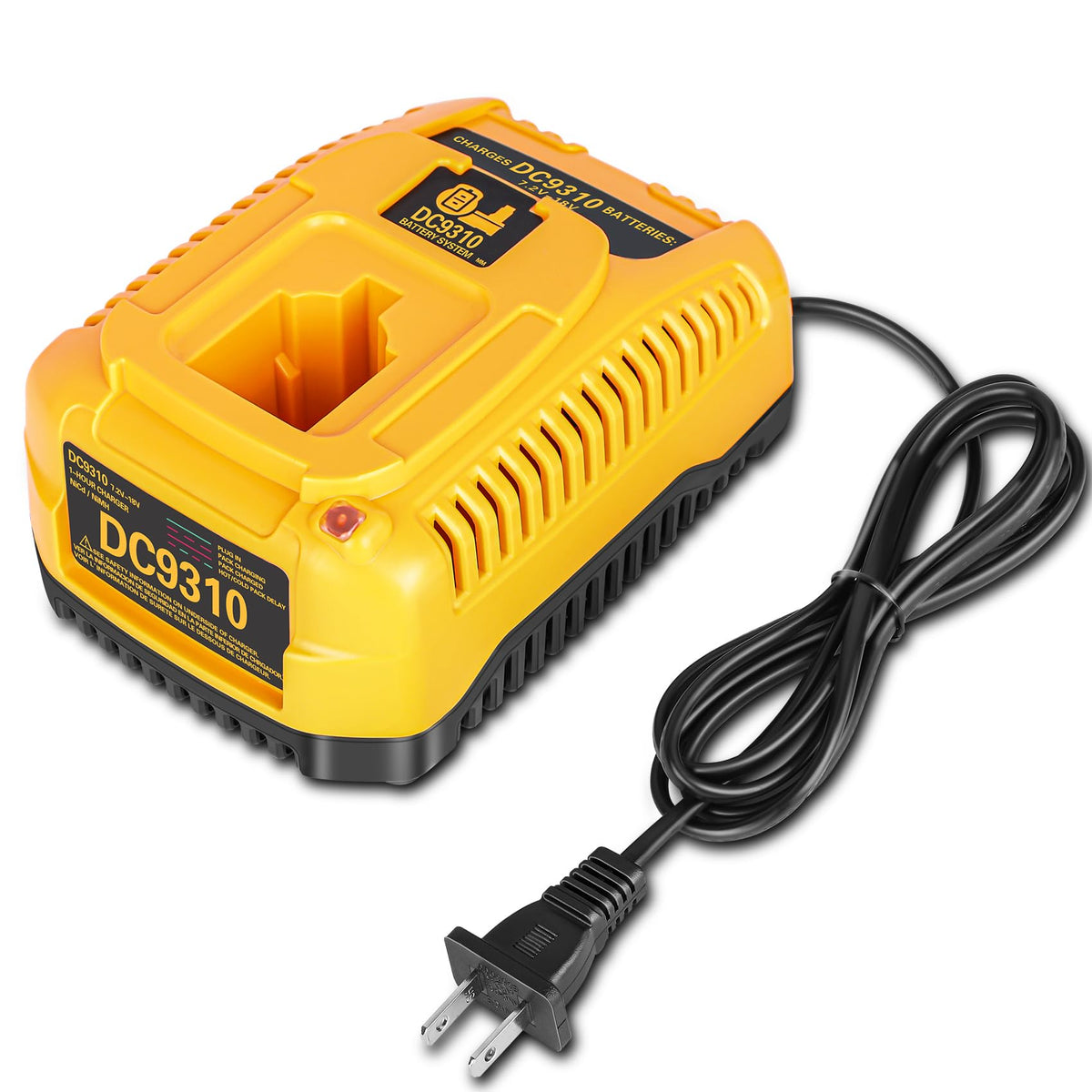 Leisuda DC9310 supports NiMH and NiCD batteries for versatile Dewalt kits