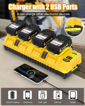 Leisuda DCB104 LED indicators display charging status clearly