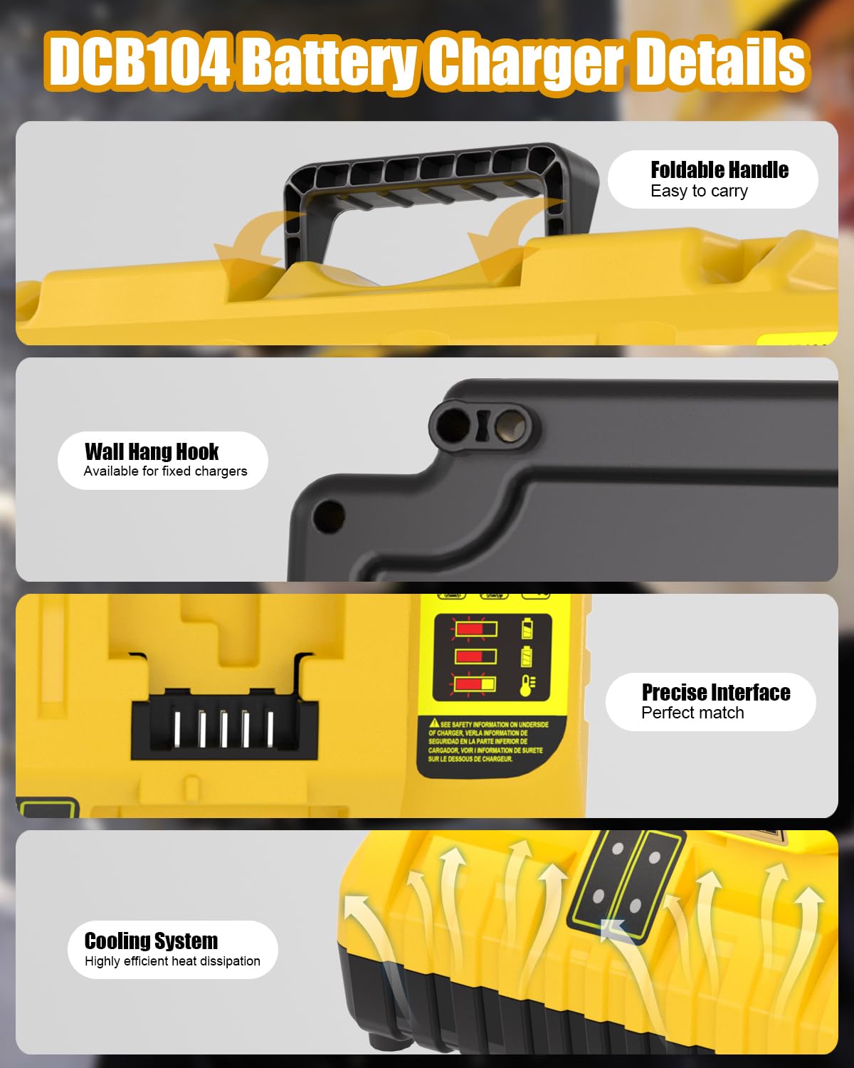 Leisuda DCB104 wall-mount hooks save workspace on job sites