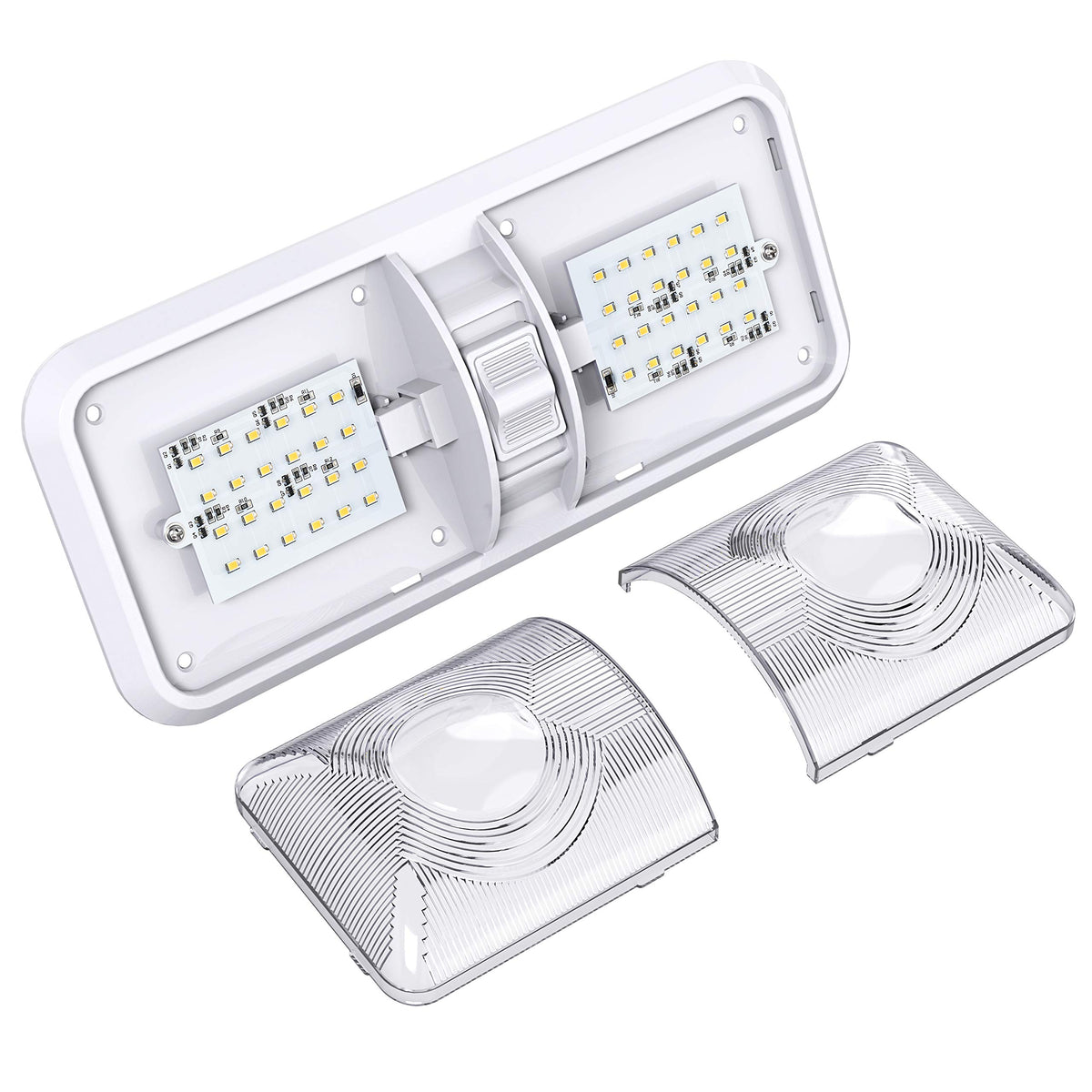 Leisure LED dome light installation area showing easy mounting