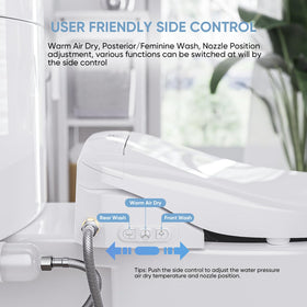 LEIVI dual-nozzle system delivers front and rear washes with aeration.