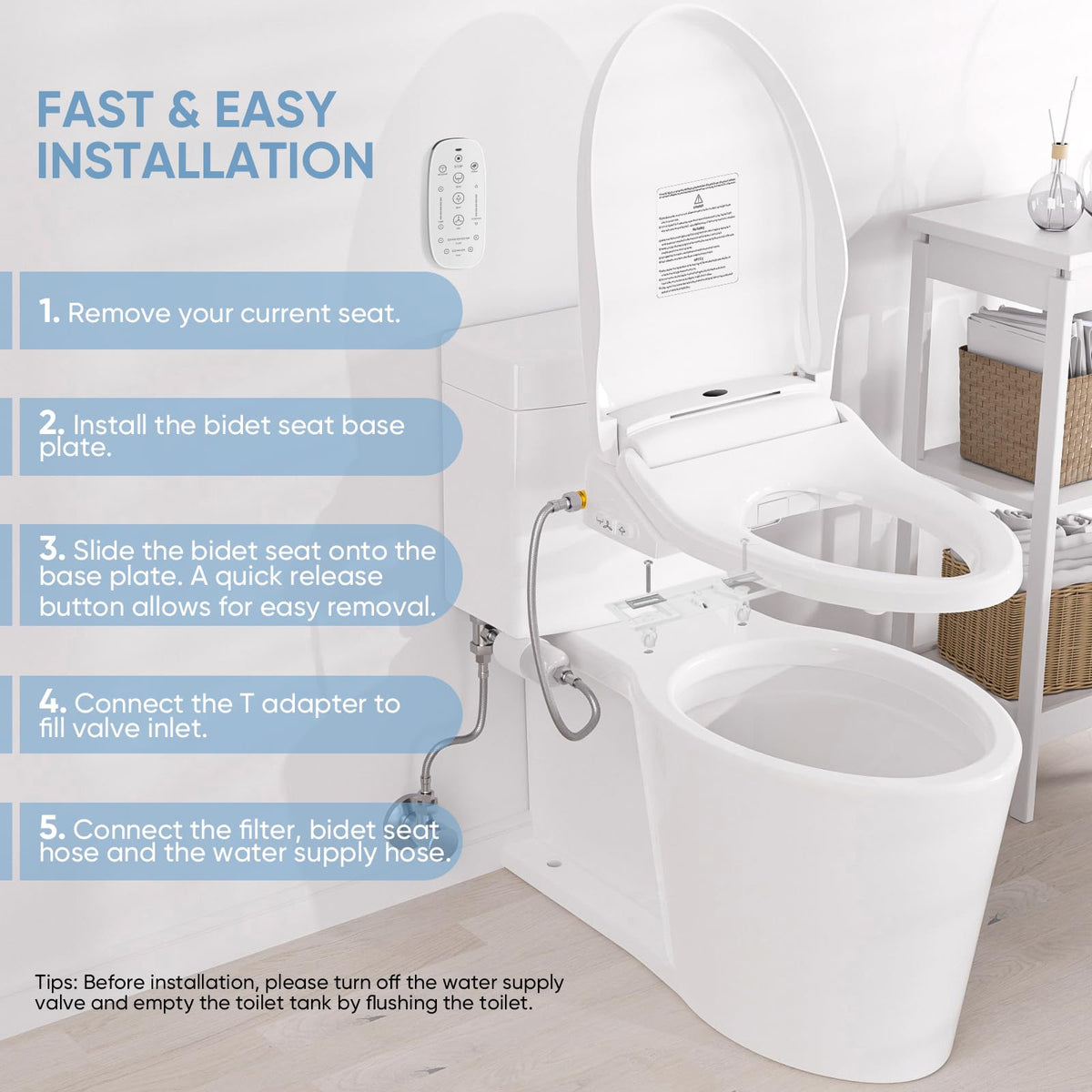 LEIVI nightlight guides nighttime visits with soft bathroom illumination.
