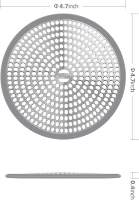 LEKEYE elliptical-hole design captures hair effectively while allowing smooth drainage.