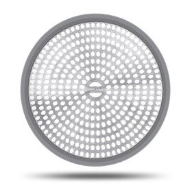 LEKEYE stainless steel drain protector guards your shower drain against debris.