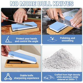 Leking leather strop kit removes burrs for a smooth edge